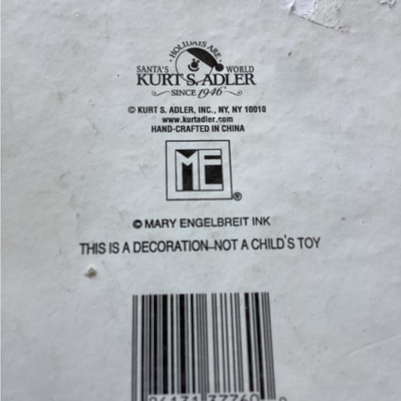 Mary Engelbreit🌺 Kurt S Adler Christmas Ornament Set. - Picture 10 of 16